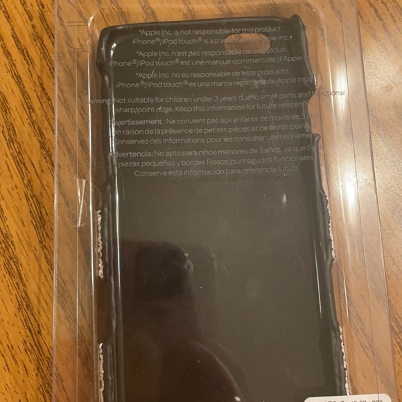 🌟Bedazzled Cherry glitter striped iPhone 6/6S case - Picture 2 of 4